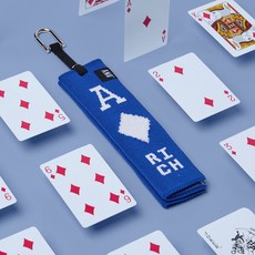 [본사 공식] 앤드골프 플리츠 볼 타올 태리 다이아 블루, 1개