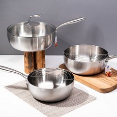프리미엄 스노이팬 인덕션 316 스테인레스 3mm 통5중 궁중팬, 1개, 26cm