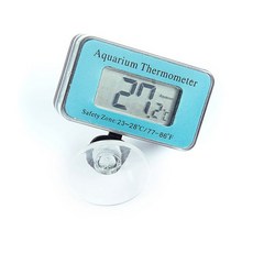 영아쿠아 수중 온도계 블루 디지털 온도계 리필 배터리, 1개