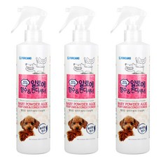 포비스 알로에 향수 베이비파우더향 뿌리는 애완동물 린스 300ml x 3개