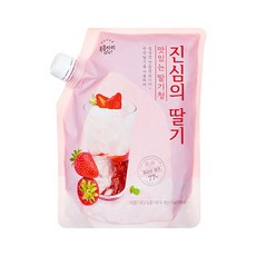 복음자리 진심의딸기청1kg 국내산딸기 아이스박스포장, 1개, 1kg, 1개입