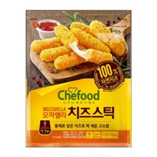 롯데 쉐푸드 모짜렐라 치즈스틱, 400g, 3개