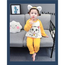 ZAIHAN Kids Maneki Neko Character 睡衣套裝 [2183]