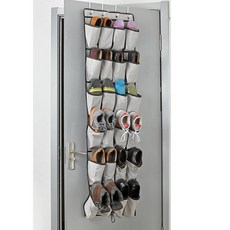 슬리퍼 보관 가방 대형 크리에이티브 옥스포드 천 도어 슈 랙 걸이 신발 벽걸이 잡화 24칸, 3. 옥스포드 48x160cm, 1개