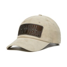 [노매뉴얼] SIGN PATCHED CORDUROY BALL CAP - SAND
