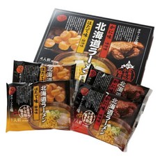 Tsurara 北海道拉麵禮盒 扇貝醬油味拉麵 2包 + 螃蟹味噌味拉麵 2包, 1盒