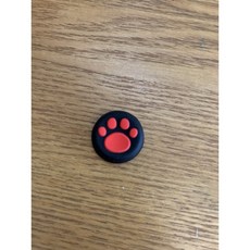 良值 搖桿保護套 蘑菇頭搖桿帽防滑套 PS5/XBOX ONE/PS4/SWITCH通用, 1個, 一個紅色貓掌