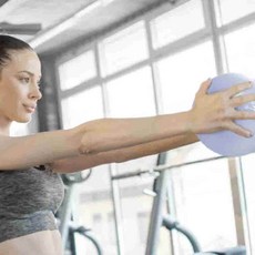 짐볼 25cm 회복솔루션 혈액순환개선 셀프마사지 스트레칭 트레이닝, 라벤더