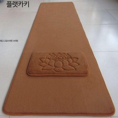 절방석 명상 에스닉 대형 두꺼운 원형 캠핑, L_플랫카키