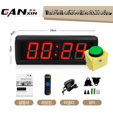 육상 초시계 훈련 기록 스탑 달리기 경기, 1개, 2.3인치 4자리 버튼 포함