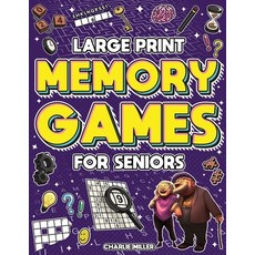 (영문도서) Memory Games for Seniors (Large Print): A Fun Activity Book with Brain Games Word Searches ... Paperback, Lak Publishing, English, 9781648450952