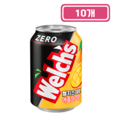 농심)웰치스제로애플망고355ml, 10개, 355ml