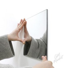 붙이는 아크릴 거울 2t 은경 직사각형 20x30cm 안전 벽거울 인테리어 안전거울 붙이는거울