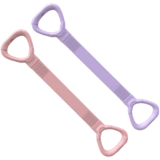 바이블굿즈 요가 운동 어깨운동 고관절 스트레칭 밴드, 2개, 밀레니얼 핑크+라일락 퍼플