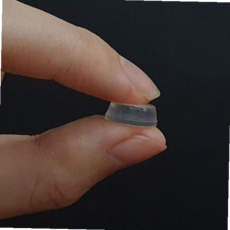 [ME1KL06O_64_64]실리콘 범폰 스티커 원기둥 12x4mm, ONECOLOR／FREE
