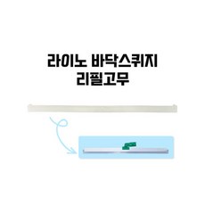 라이노 바닥스퀴지 리필고무 알루미늄 물밀대 물기제거 욕실스퀴지 실리콘청소, 60cm, 1개
