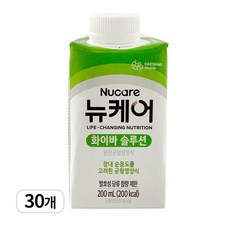 대상웰라이프 뉴케어 화이바 솔루션 장내 순응도를 고려한 경관영양식, 200ml, 60개