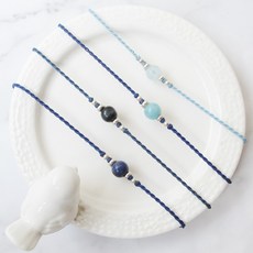 【水晶蠟繩系列】6mm 水晶 2 能量蠟繩手鍊, 1個, C.藍虎眼→活動圍→請另外備註手圍幾公分,SOR2.淺橘