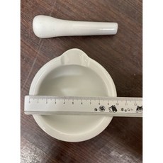 實驗室器材 磨藥磨粉乳缽搗藥棒, 1個, 3吋(約9CM) 乳缽+搗藥棒
