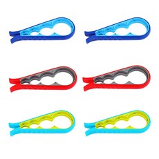 병뚜껑 따개 매직 만능 오프너 6개입, 레드2 블루2 민트2