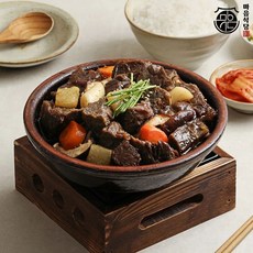 [마음식당] 국내산 뼈없는 소갈비찜 500g x 3팩 실온보관 순살갈비