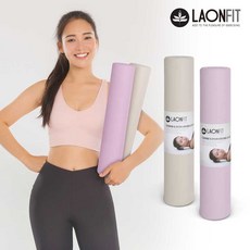 라온핏 스탠다드 슬림 EVA 폼롤러, 1개, 베이지