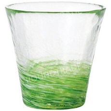 쓰가루 비드로 전통 소다유리 260ml 일본 수제 감성 텀블러 컵, 10. 모에기 옐로우