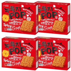 누룽지팝 매콤한맛, 142g, 4개