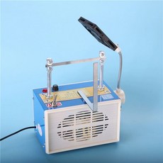 리본절단기 커팅기 밸크로 천 절단 열선커터 고온 재단 라벨 웨빙 컷팅기 로프 부직포 리본, 알루미늄 무단계 온도조절 칼날 5개 A, 1개