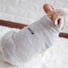 뽀마 애견 후리스 집업, 그레이 2개입