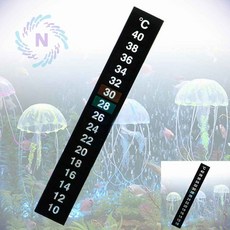 수족관 온도계 스티커 수조온도계 붙이는온도계, 1개