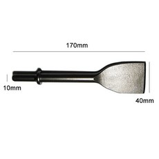 에어뿌레카 오리주둥이 에어해머 에어치즐 치핑기 분쇄, 40mm 폭 직선 확장 삽, 1개