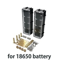 납땜 없는 18650 무한 조립 DIY 21700 배터리 박스 ON 키트 SNAP 조합 (색상-for 18650 battery), for 18650 battery, 1개