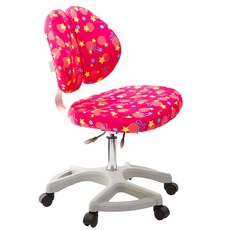 GXG 兒童成長椅 雙背成長椅 盾牌腳, 星星粉(請備註輪子), 1個