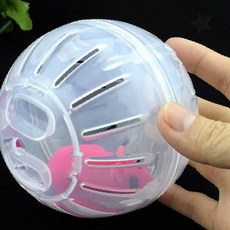 소동물 활동용품 투명 구형 이동공간 실내운동 체력관리 스트레스해소 탐색놀이, 1개, 1거치형햄스터볼10cm