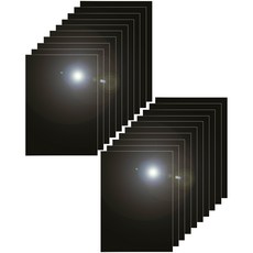 다한진 컬러 아크릴 A5(148mm210mm*2T) 두께2mm 미술용 그리기판 DIY용, 20개, 흑색