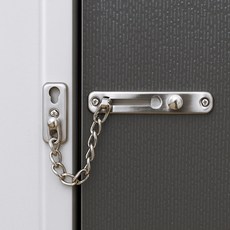 현관문 체인안전고리 도어체인 잠금장치 걸쇠 이중잠금 도어락, 스텐