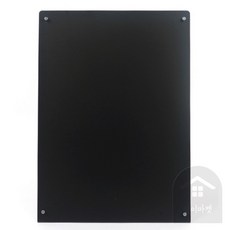 섭이 스틸 스탠딩 보드판 A4 자석게시판, 검정