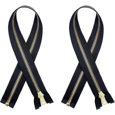 재킷 코트 재봉 공예용 금속 지퍼를 분리하는 YKK 5 황동 - 24인치, 22" Inches