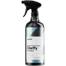 카프로 클라리파이 PH₂OBC 유리 세정제 및 실란트 얼룩 없음 빗물 방지 실내외 앞유리 안전 소수성 매끄러움으로 와이퍼 잡음 감소 1리터 (34온스), 33.8 플로우 온스 (1개 팩)