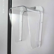 인터폰 덮개 아크릴 주택 현관 개폐형 박스 가리개 그레이 투명 대형 방수 커버