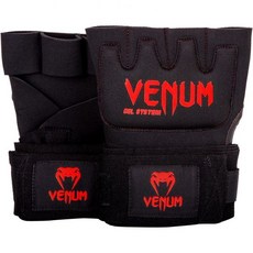 Venum Kontact 젤글로브랩 블랙 One Size, Black/Red, 1개