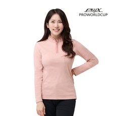 프로월드컵 봄 여성 아웃도어 집업티셔츠 Q323-3251-1LP 라이트핑크