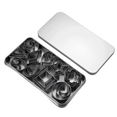 헬스와미 30종 스텐 모양틀 쿠키 커터 초콜릿 과자 틀 몰드 홈베이킹, 1개