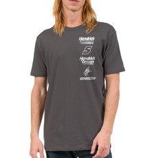 Junk Food 표준 NASCAR-Driver Sponsors 스택 로고-유니 성인 스포츠 팬 티셔츠 남성 및 여성용 297242