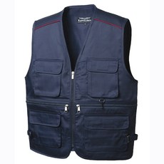 경신코리아 KSK50 네이비 사계절 작업 TC 배달 조끼 베스트