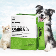 닥터뮨 강아지 고양이 식물성 오메가3, 30회분, 면역/항산화, 1개