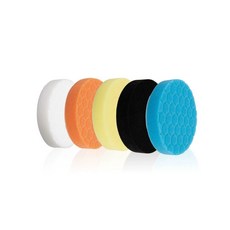 DOOIT 자동차 광택용 스펀지 패드 휠브러쉬 자동차왁스, 1개, 3인치 벌집 연마패드