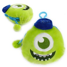 파우치 몬스터대학 코인 그린 자수