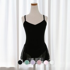 CR3 유아 아동 발레복 쉬폰 레오타드